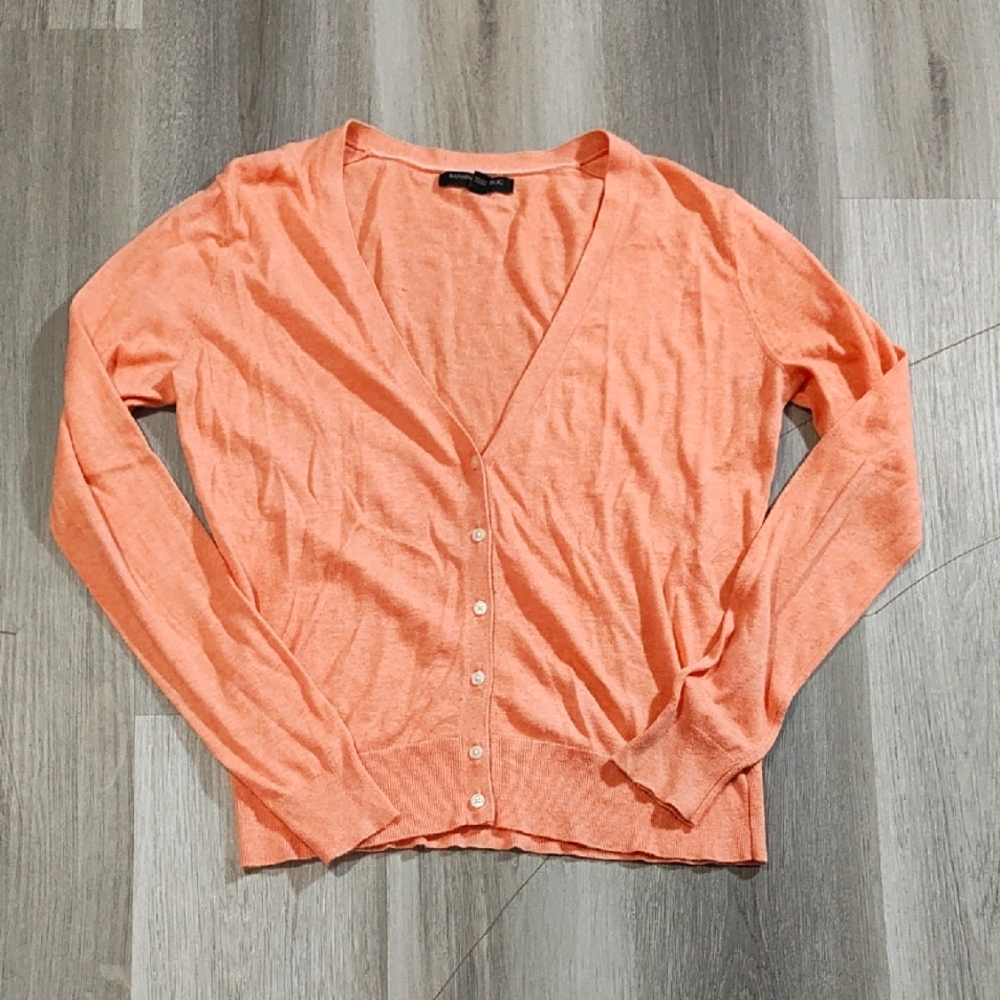 ***7/$20*** Banana Republic Women's Orange Cardigan Sweater